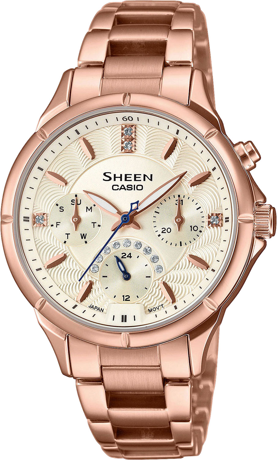 Японские наручные часы Casio Sheen SHE-3047PG-9AUER