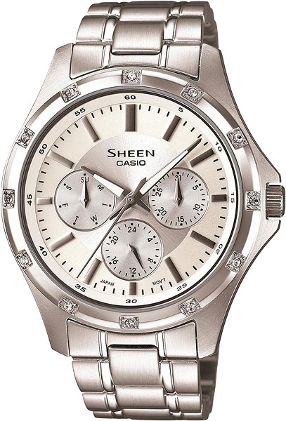 Японские наручные часы Casio Sheen SHE-3801D-7A