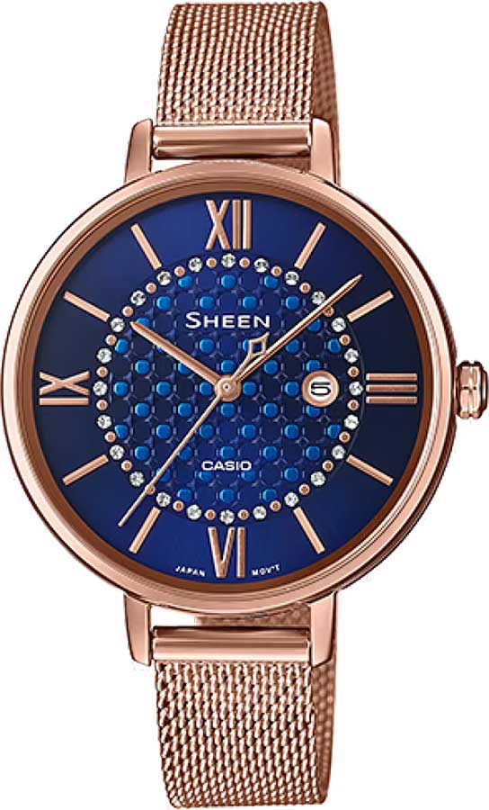 Японские наручные часы Casio Sheen SHE-4059PGM-2A-ucenka