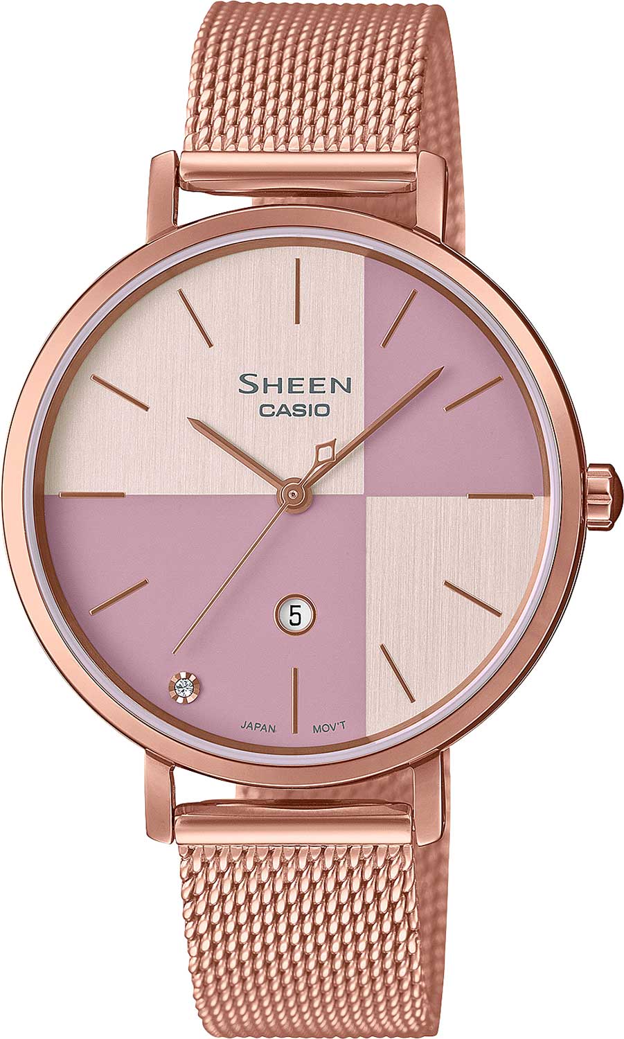 Японские наручные часы Casio Sheen SHE-4547PGM-4A