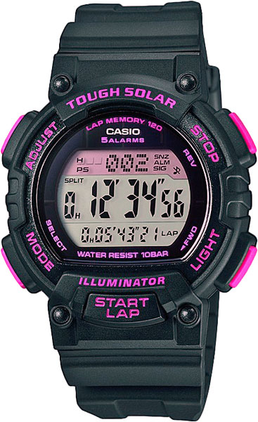 Японские наручные часы Casio Sports STL-S300H-1C с хронографом