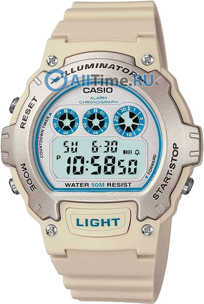 Японские наручные часы Casio Collection W-214H-8A