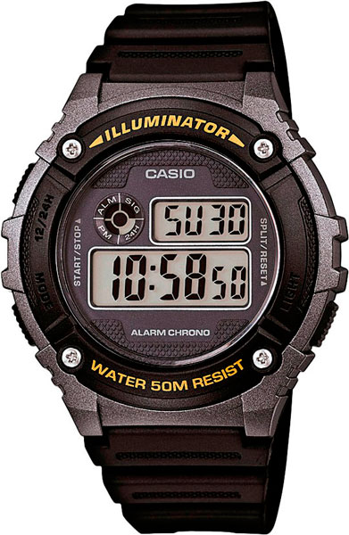    Casio Collection W-216H-1B  