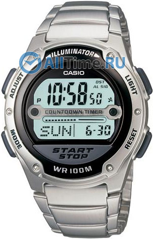 Японские наручные часы Casio Collection W-756D-1A