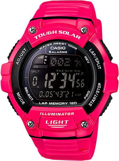 Японские наручные часы Casio Collection W-S220C-4B