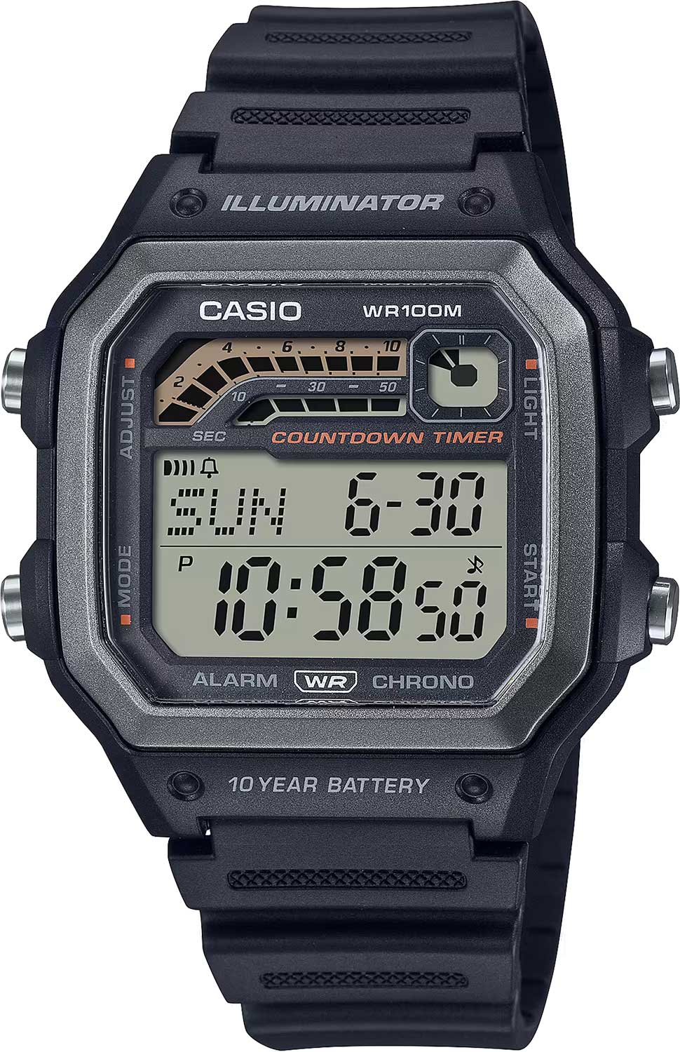    Casio Collection WS-1600H-1A  
