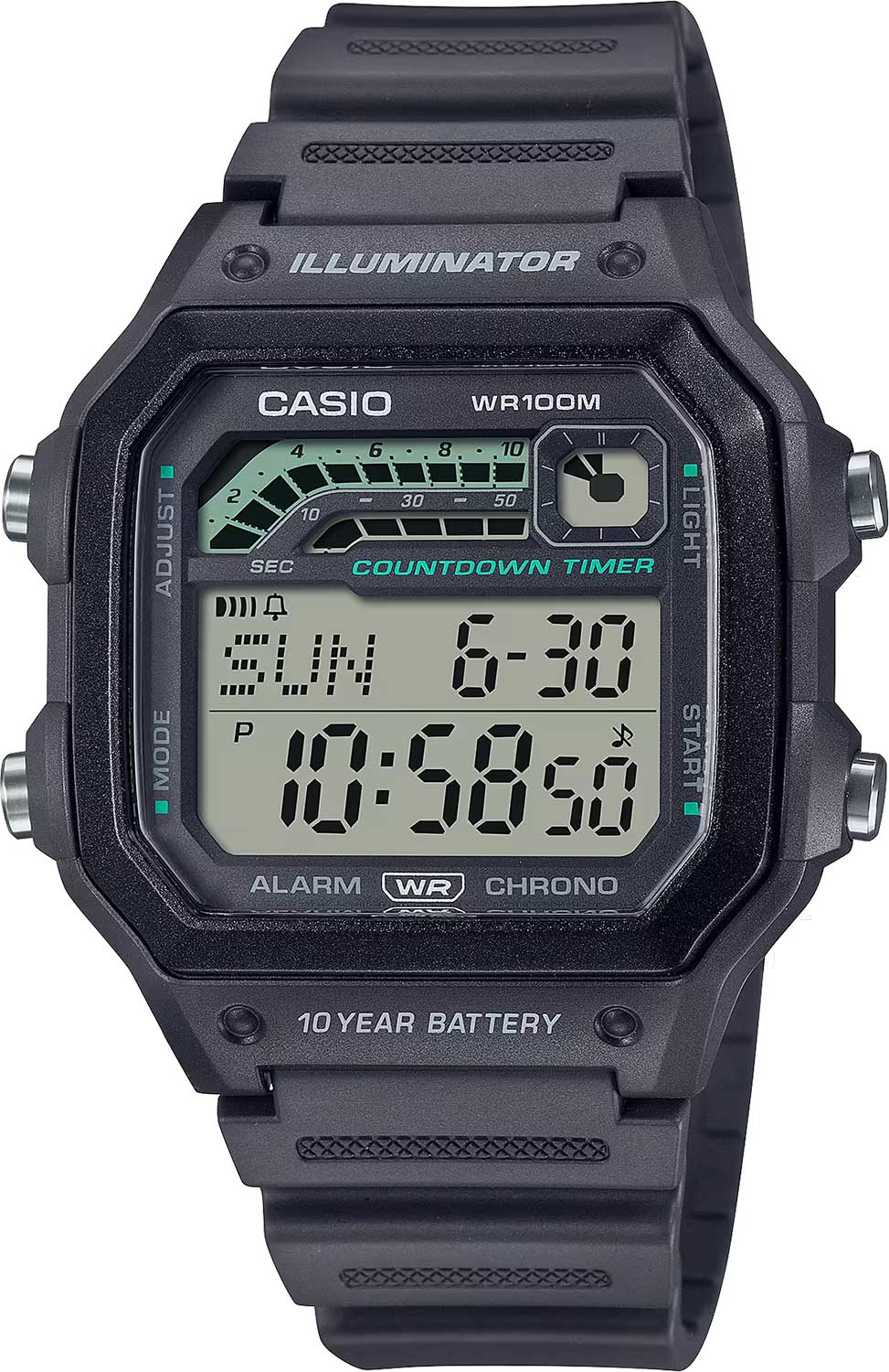    Casio Collection WS-1600H-8A  