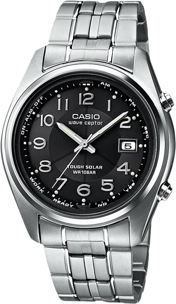 Японские титановые наручные часы Casio Radio Controlled WVQ-110TDE-1A2