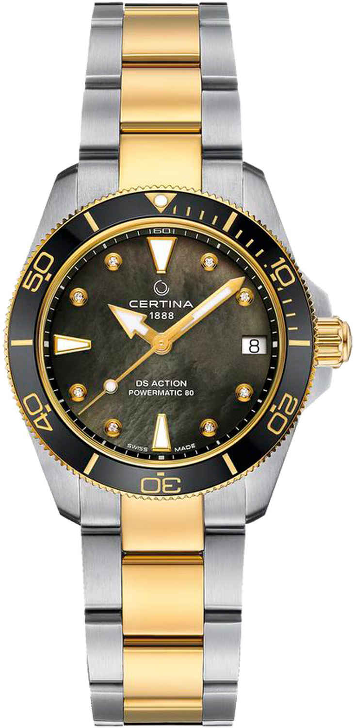 Швейцарские механические керамические наручные часы Certina C032.007.22.126.00-ucenka-1