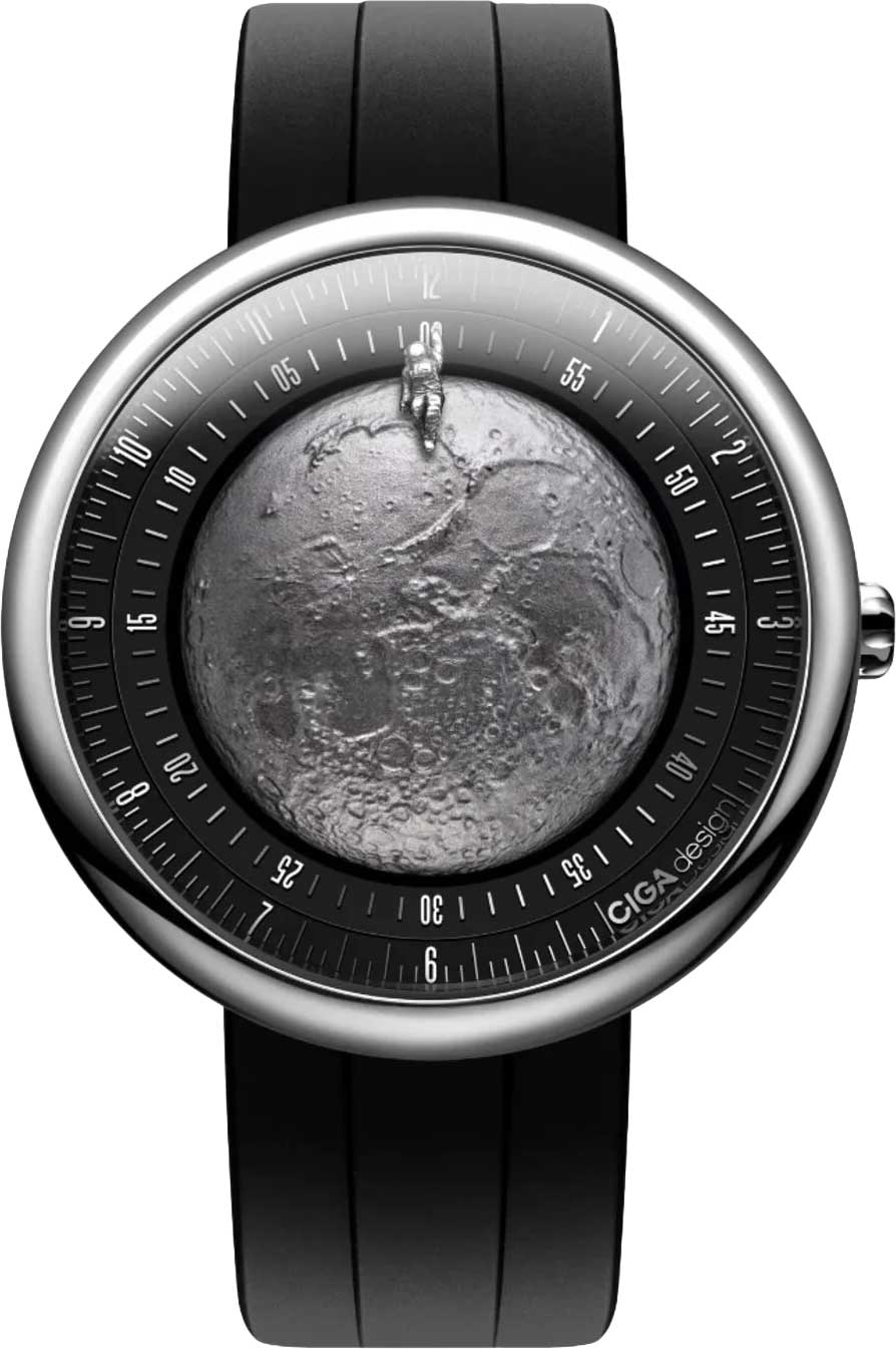 Механические титановые наручные часы CIGA Design U055-TIGR-6B