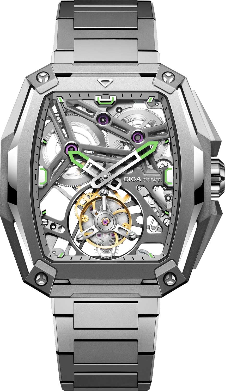 Механические титановые наручные часы CIGA Design Z037-TT01-1T6B