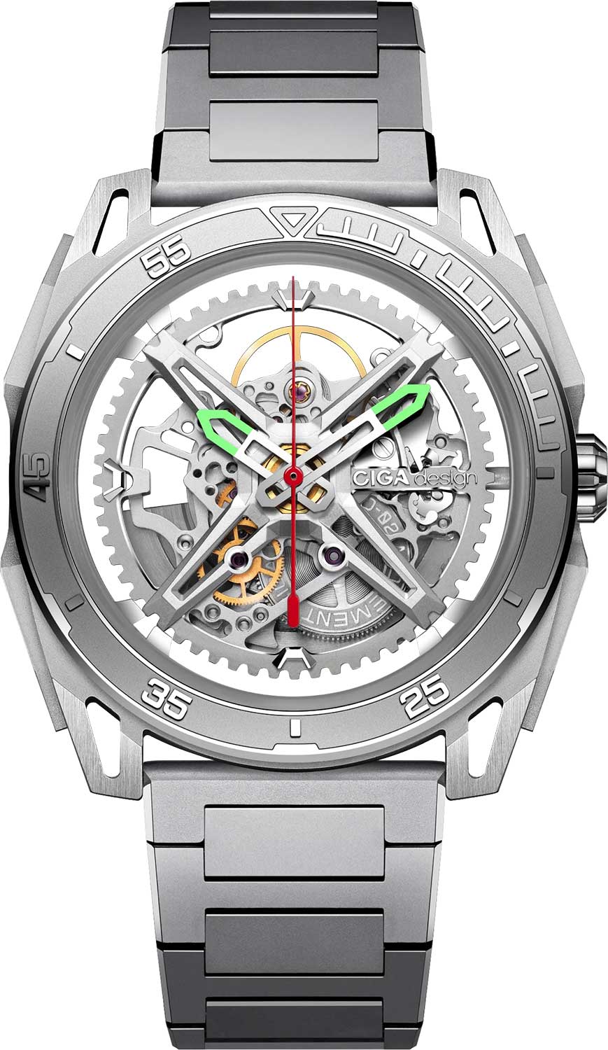 Механические наручные часы CIGA Design Z039-SS01-1S