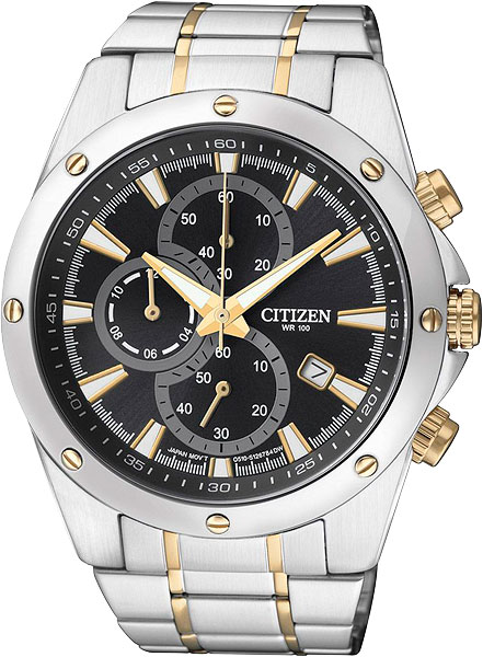 Японские наручные часы Citizen AN3534-51E с хронографом