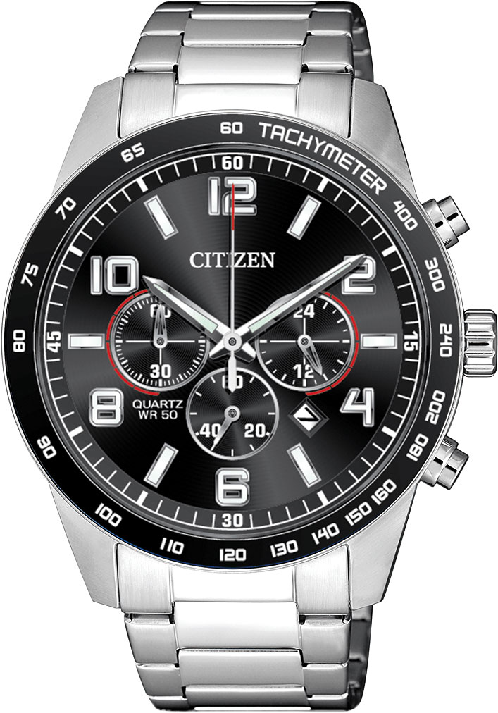 Японские наручные часы Citizen AN8180-55E с хронографом
