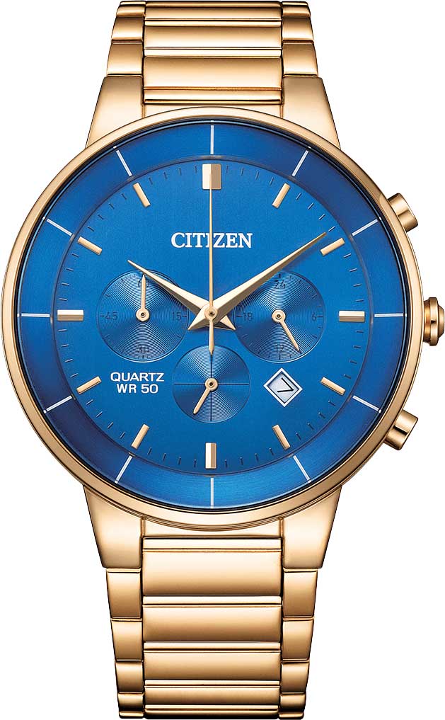 Японские наручные часы Citizen AN8223-54L с хронографом