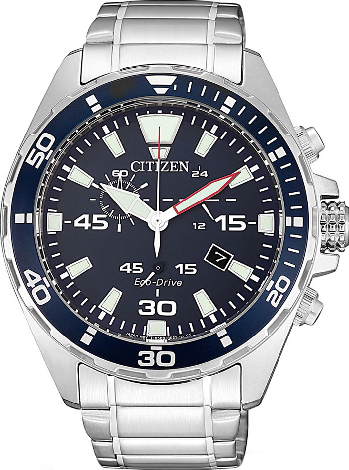 Японские наручные часы Citizen AT2431-87L с хронографом