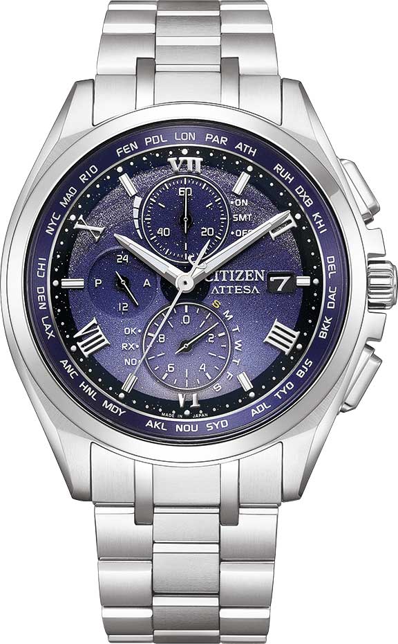 Японские титановые наручные часы Citizen AT8240-66L с хронографом
