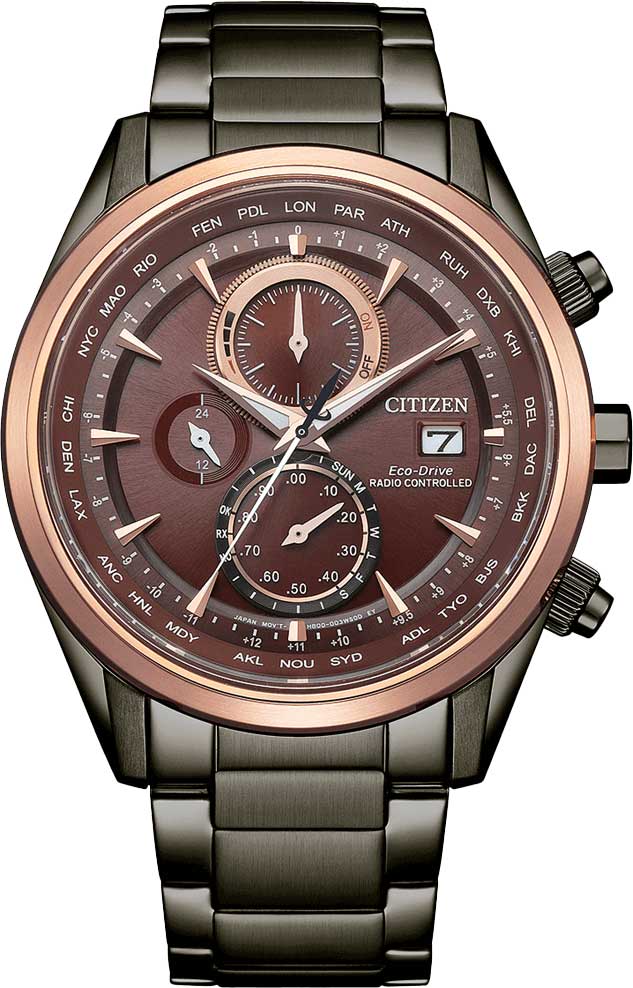 Японские наручные часы Citizen AT8267-86X с хронографом
