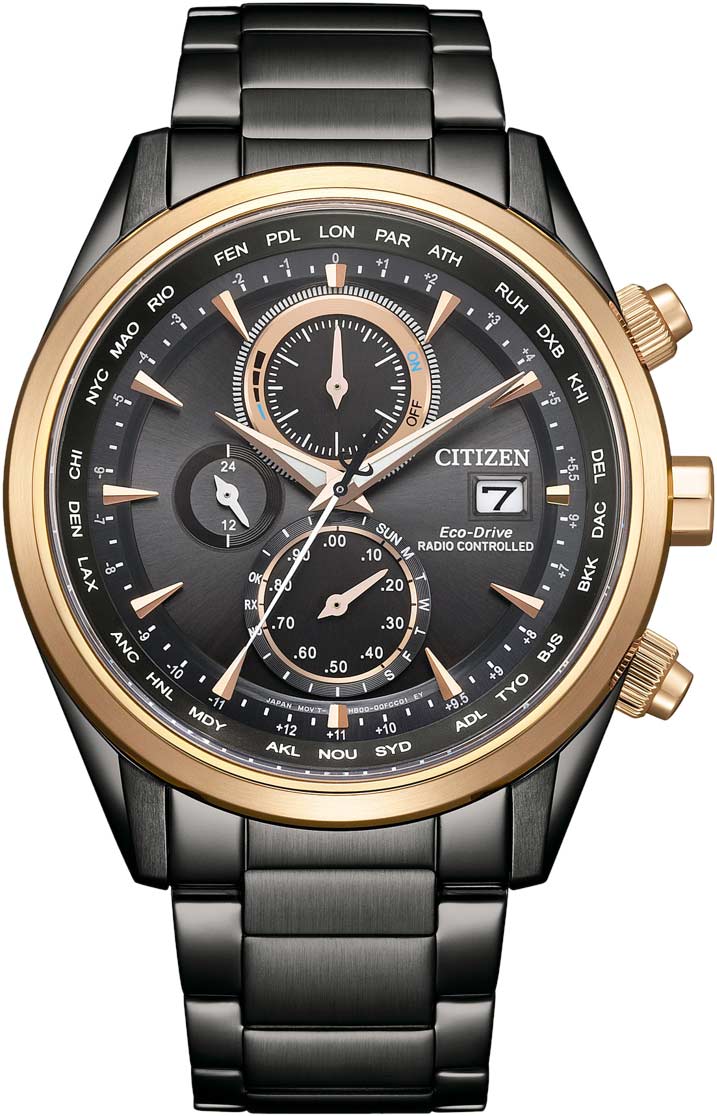 Японские наручные часы Citizen AT8268-83E с хронографом