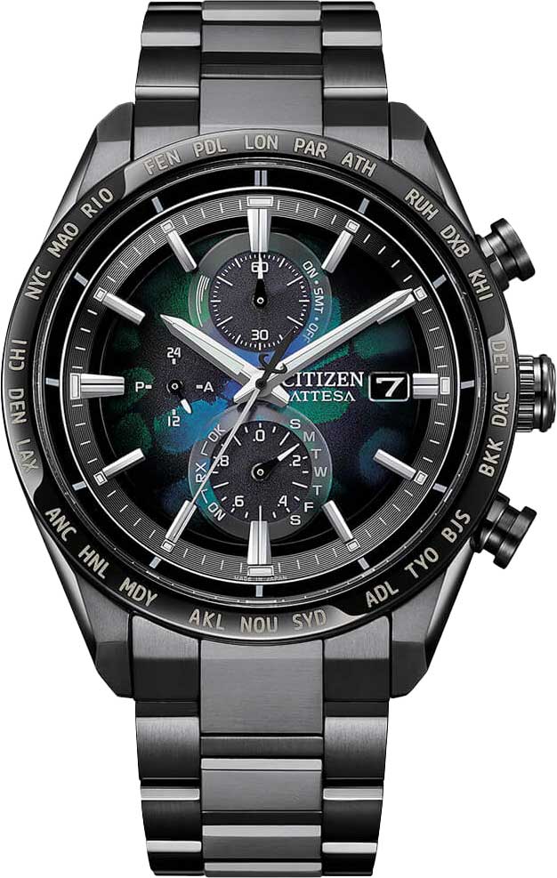 Японские титановые наручные часы Citizen AT8286-65E с хронографом