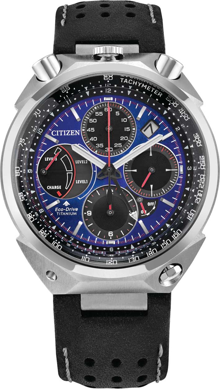 Японские титановые наручные часы Citizen AV0088-01L с хронографом