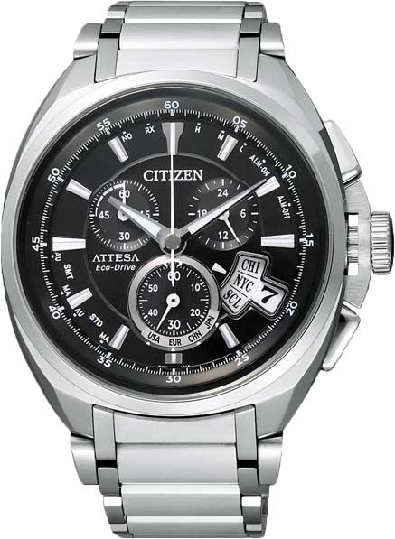 Японские титановые наручные часы Citizen BY0020-59E с хронографом