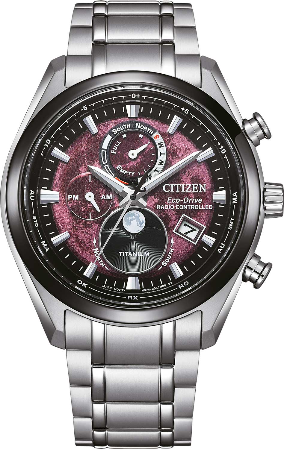 Японские титановые наручные часы Citizen BY1018-55X
