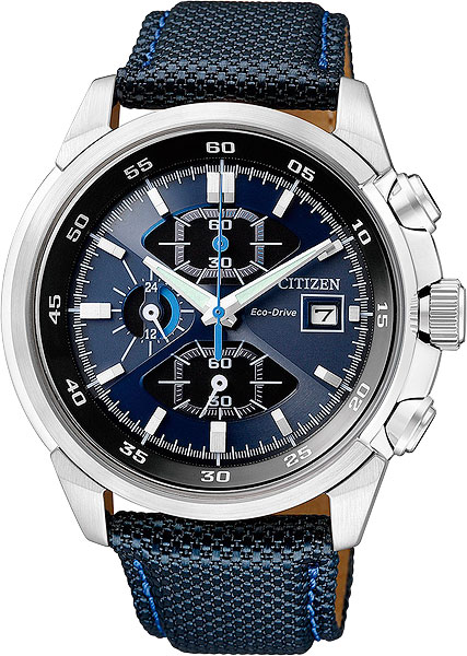 Японские наручные часы Citizen CA0130-07L с хронографом