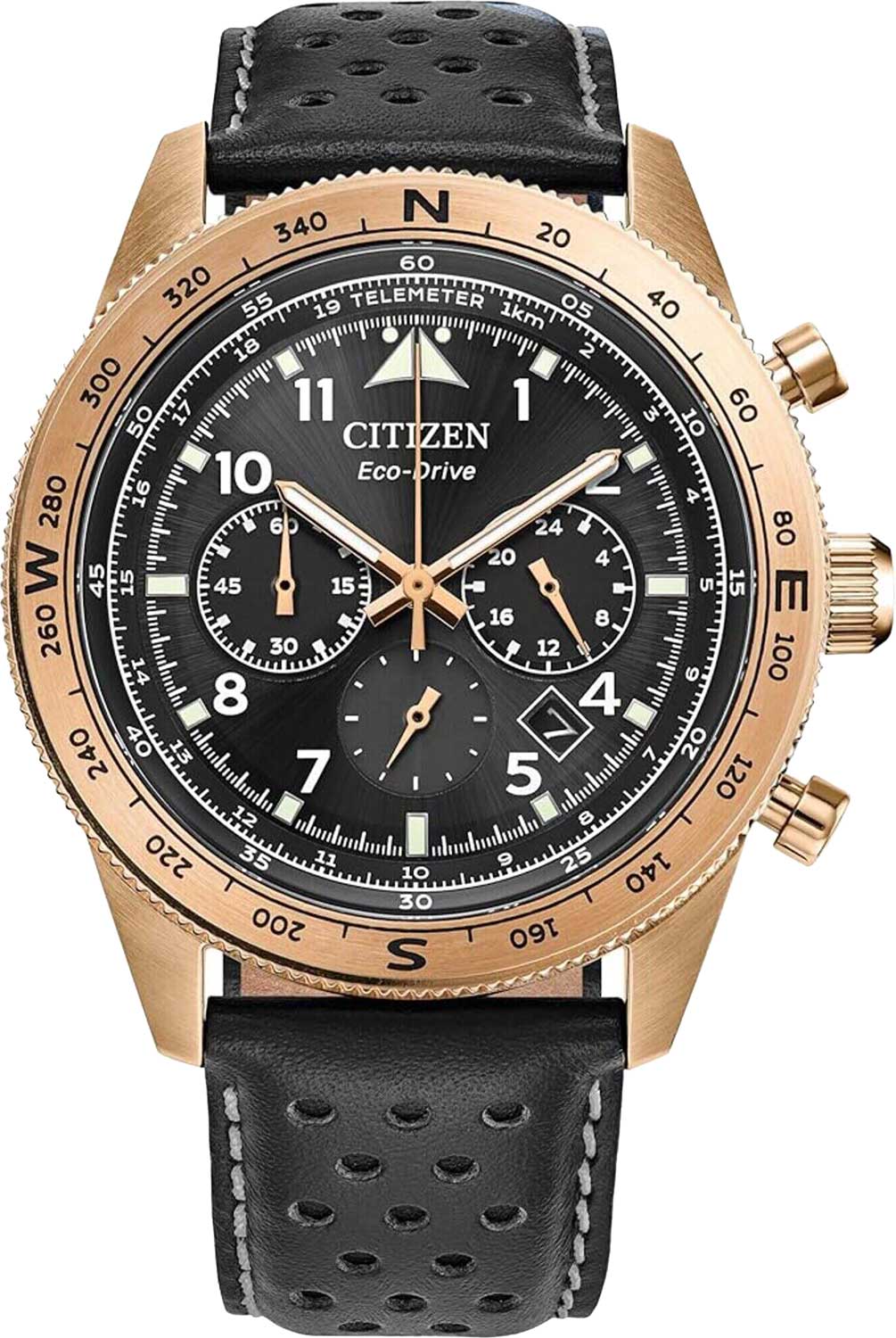 Японские наручные часы Citizen CA4553-01E с хронографом