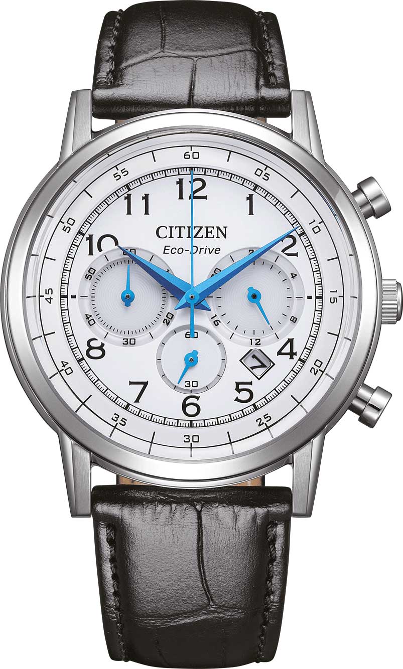 Японские наручные часы Citizen CA4630-02A с хронографом