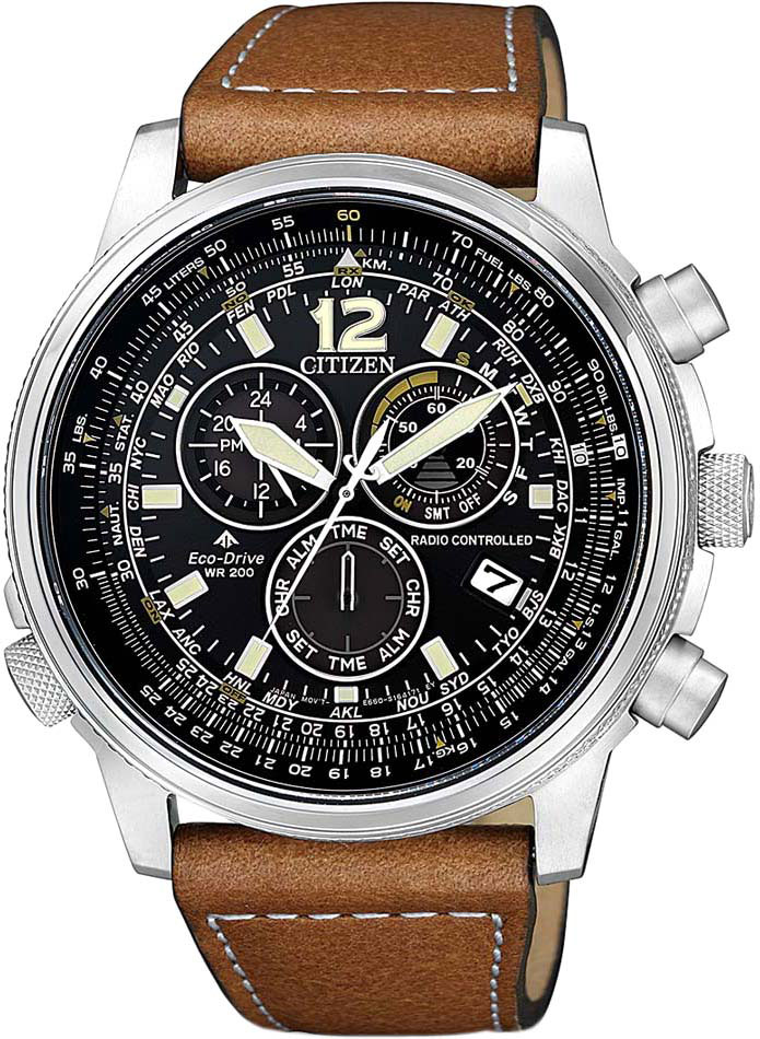 Японские наручные часы Citizen CB5860-27E с хронографом