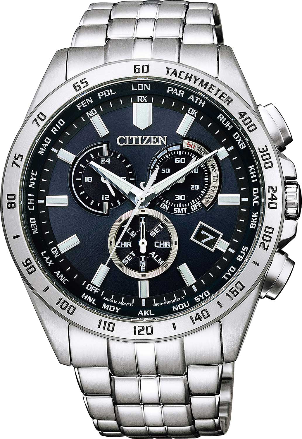 Японские наручные часы Citizen CB5870-91L с хронографом
