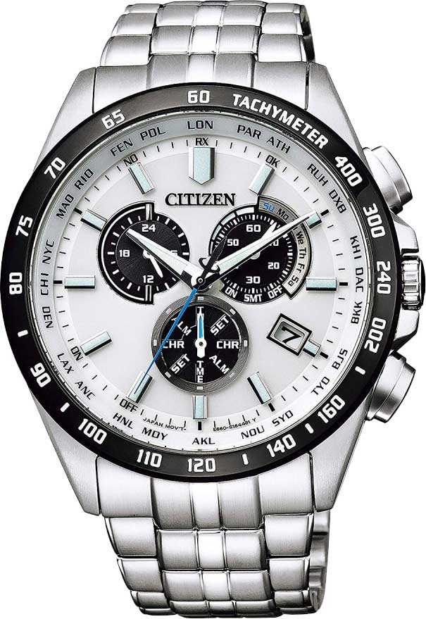 Японские наручные часы Citizen CB5874-90A с хронографом