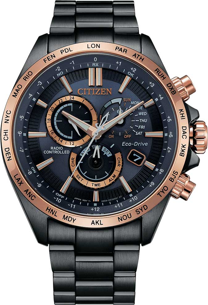 Японские наручные часы Citizen CB5956-89L с хронографом