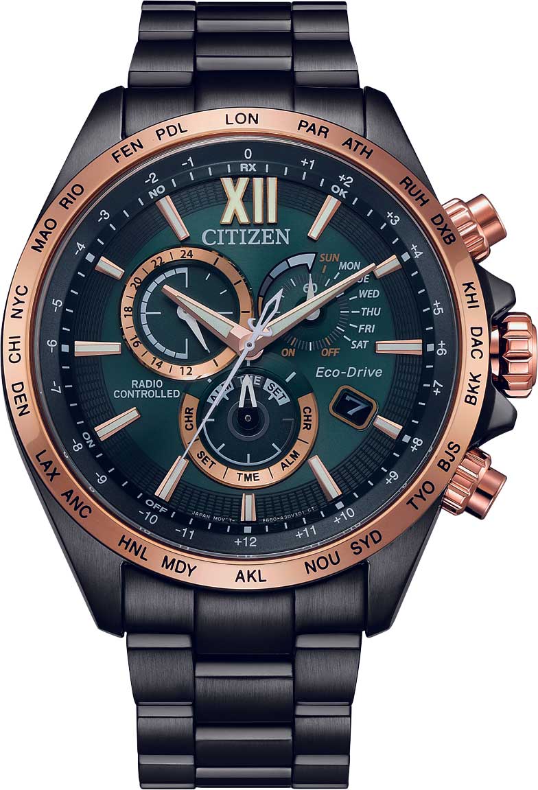 Японские наручные часы Citizen CB5956-89X с хронографом