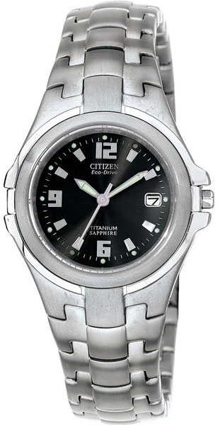 Японские титановые наручные часы Citizen EW0650-51F