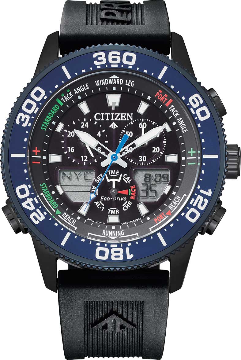 Японские наручные часы Citizen JR4065-09E с хронографом