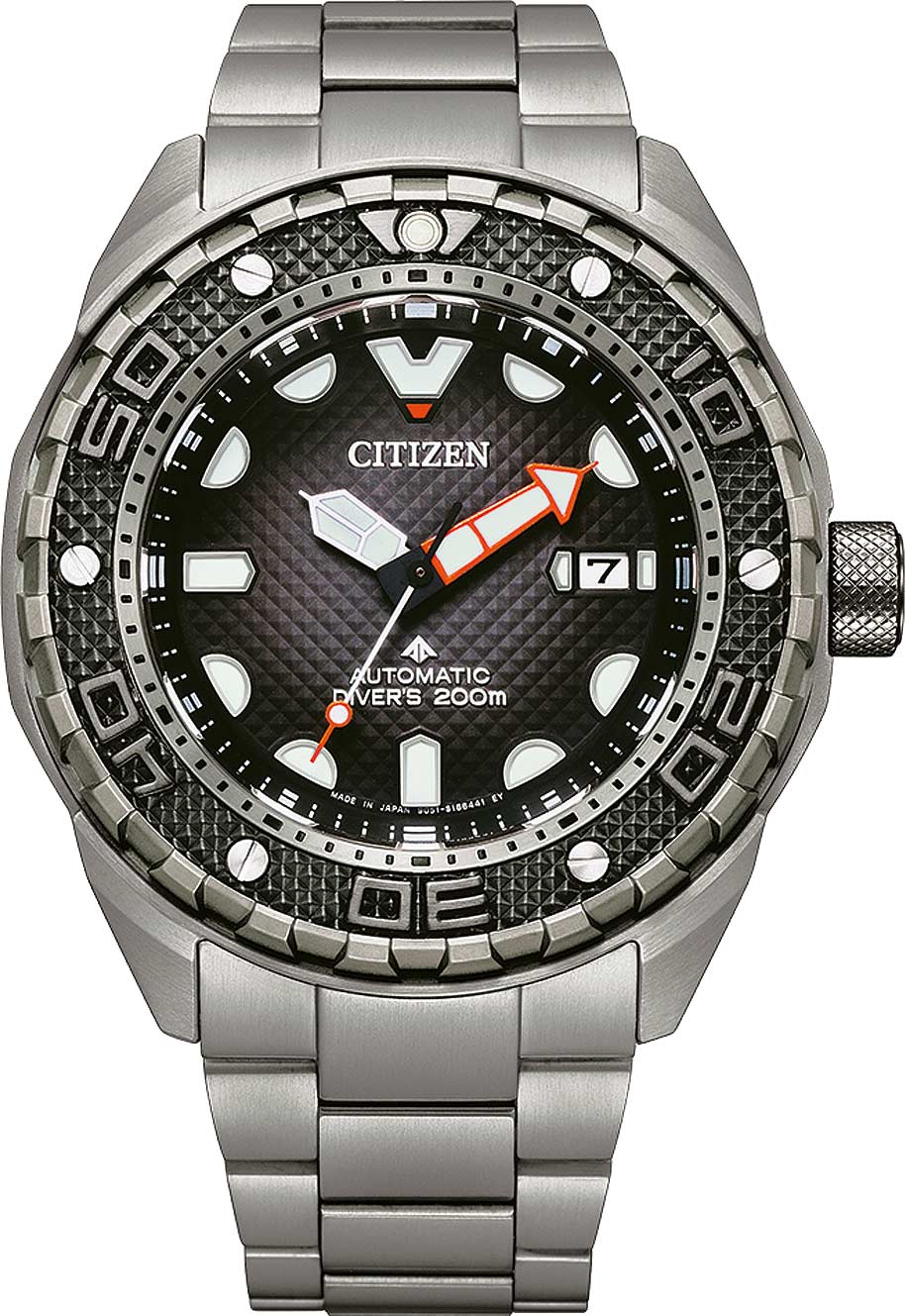Японские механические титановые наручные часы Citizen NB6004-83E