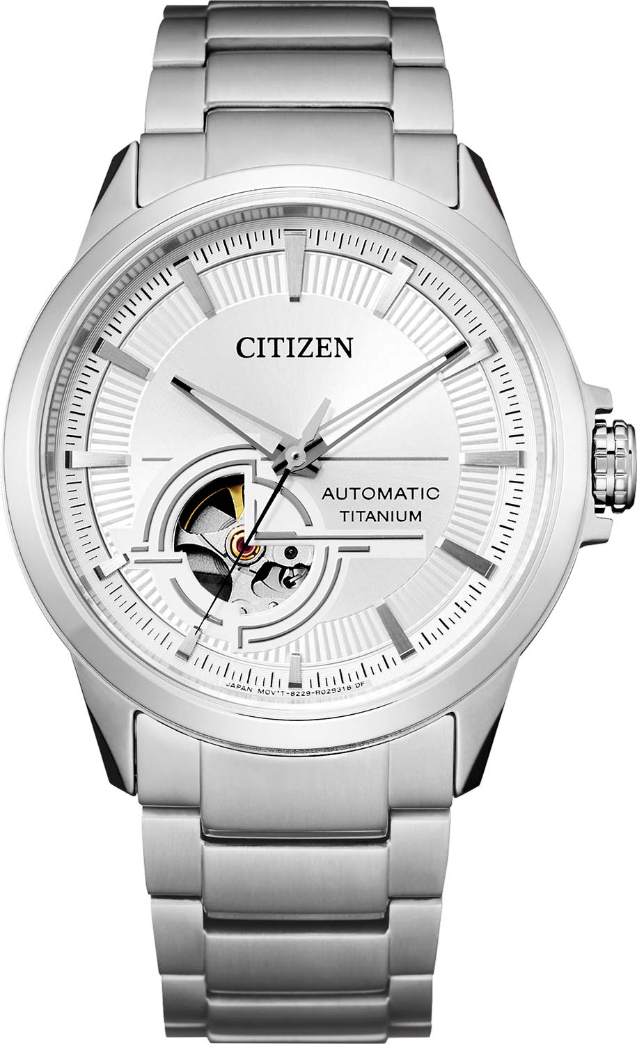 Японские механические титановые наручные часы Citizen NH9120-88A