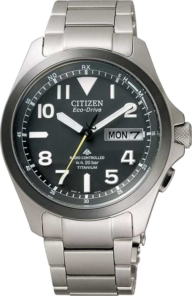 Японские титановые наручные часы Citizen PMD56-2952