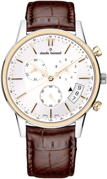 Швейцарские наручные часы Claude Bernard 01002-357RAIR с хронографом