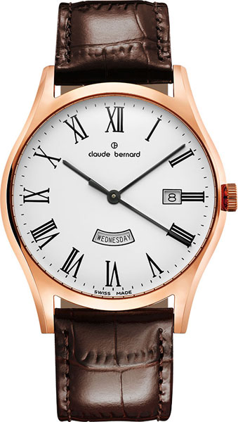 Швейцарские наручные часы Claude Bernard 84200-37RBR