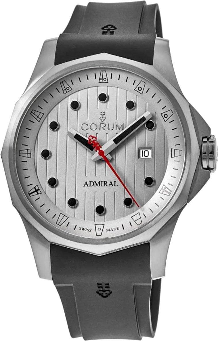 Швейцарские механические титановые наручные часы Corum A411/04173