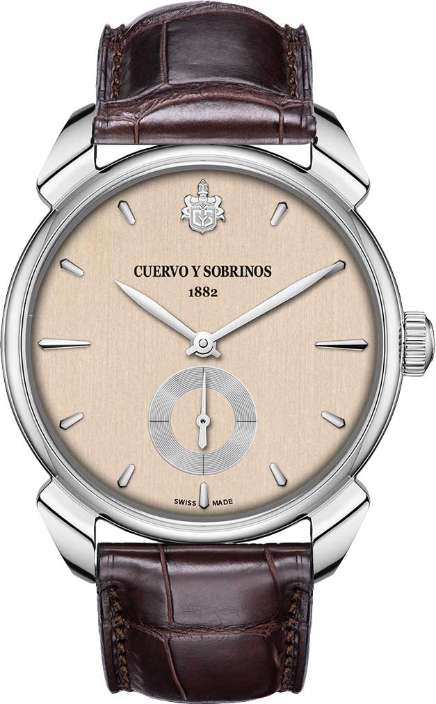 Швейцарские механические наручные часы Cuervo y Sobrinos 3102.1LE