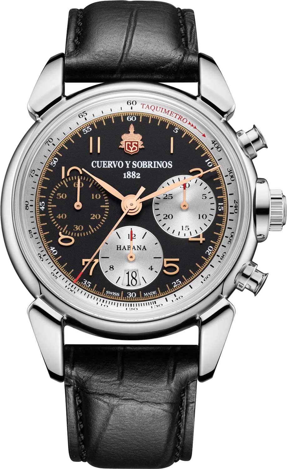 Швейцарские механические наручные часы Cuervo y Sobrinos 3145.1HB