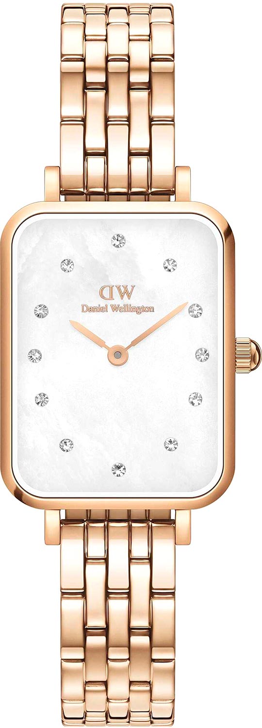   Daniel Wellington Quadro Lumine 20x26 5-Link RG MOP White