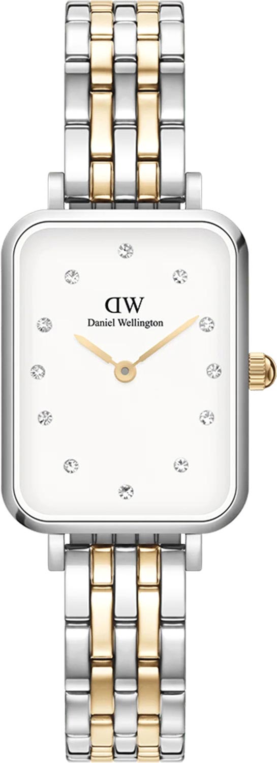   Daniel Wellington Quadro Lumine 20x26 5-Link G/S White