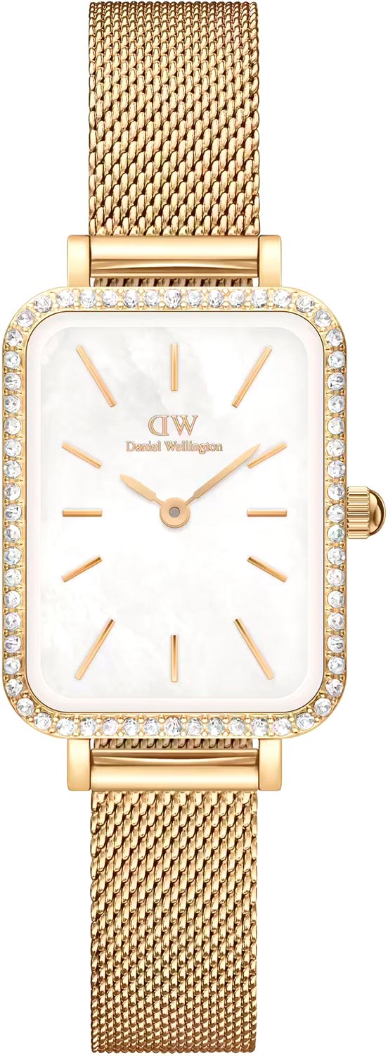  Daniel Wellington Quadro 20x26 Bezel Mesh White MOP G