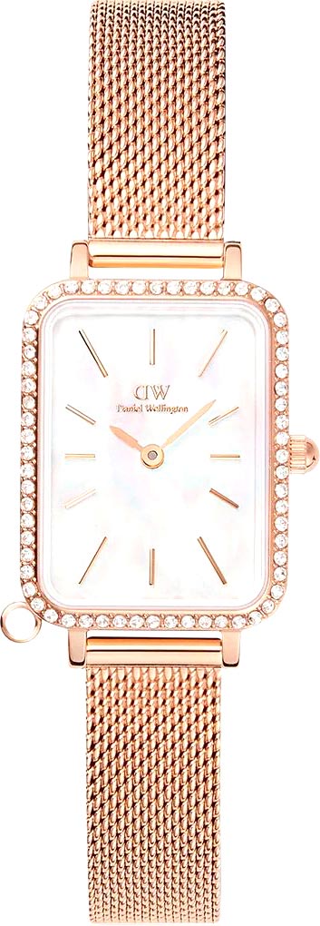   Daniel Wellington Quadro Charm Bezel 20x26 Melrose White MOP RG