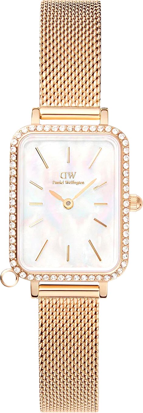   Daniel Wellington Quadro Charm Bezel 20x26 Evergold White MOP G